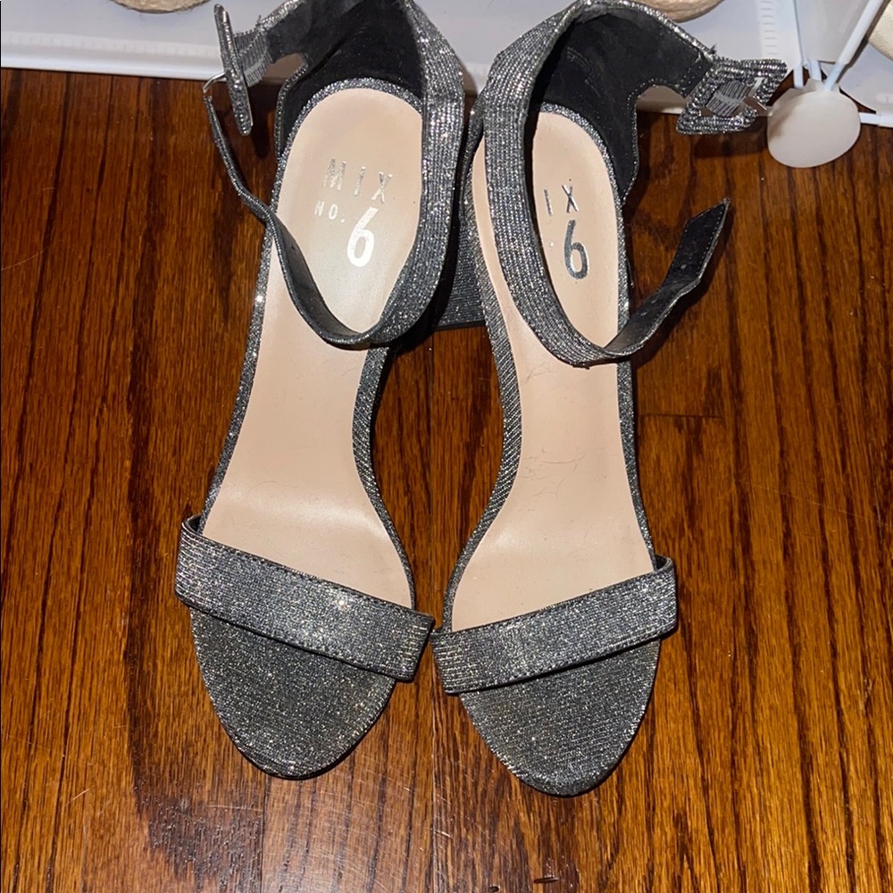 Elegant Silver High Heels by Mix No. 6